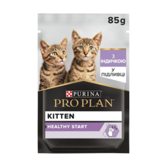 Корм ProPlan Kitten з ндичкою для кошенят 10x85г