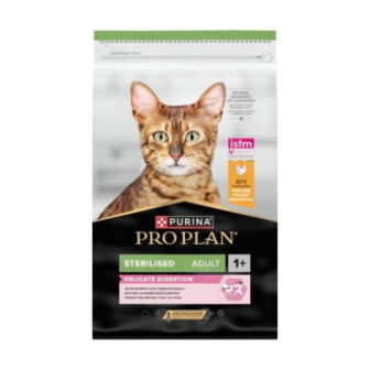 Корм ProPlan Sterilised Delicate з куркою сухий для стерилізованих котів з чутливим травленням 1,5кг