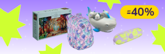 До -40% на пазли, іграши та дитячі товари Interdruk, CoolPack, Bibi Toys