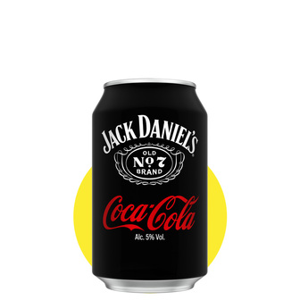 Напій слабоалкогольний "Jack Daniel's Whiskey-Cola" 0,33л 5% з/б