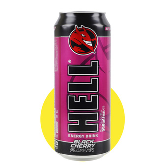 Напій енергетичний б/а "HELL" Black Cherry 0,5л з/б