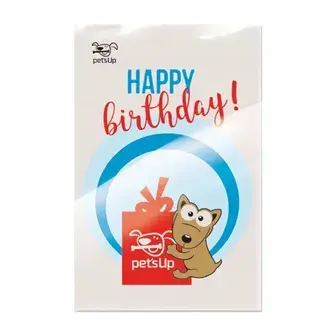 Листівка їстівна для собак Pet’s Up Happy Birthday №1
