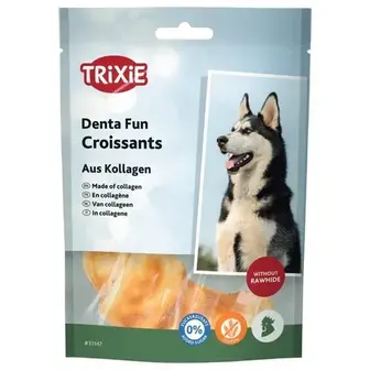 Ласощі для собак Trixie Denta Fun Croissants 2 шт х 40 г - курка