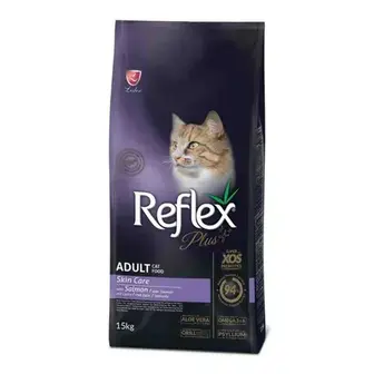 Сухий корм для котів Reflex Plus Adult Skin Care 15 кг - лосось