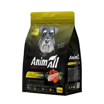 Cухий корм для собак AnimAll Adult 2,5 кг - курка