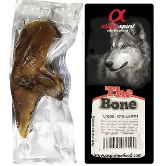 Ласощі для собак Alpha Spirit The Bone Brochette 18-20 см - цукрова кістка
