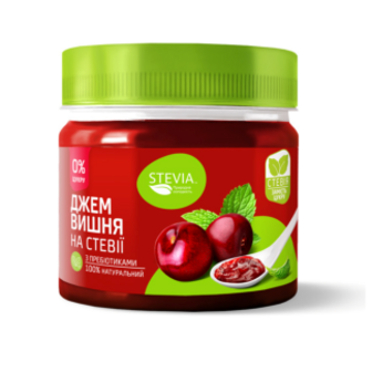 Джем Stevia Вишня без цукру 180г