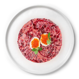 Шуба з молодим оселедцем (100г)