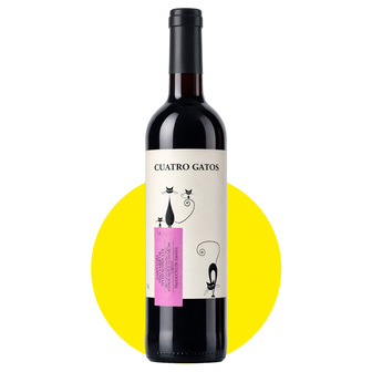 Вино "Cuatro Gatos Garnacha" червоне напівсолодке 0,75л 11,5%