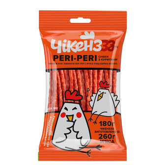 Снеки м'ясні курячі "Кабаноси Чікенззз" Peri-peri 180г