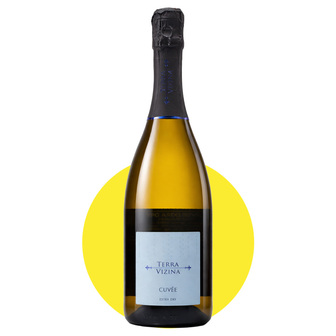 Вино ігристе "Terra Vizina Spumante Cuvee Extra Dry" біле сухе 0,75л 11%