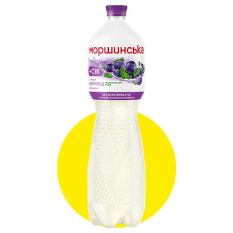 Напій б/а "Моршинська" зі смаком чорниця-м'ята 1,5л