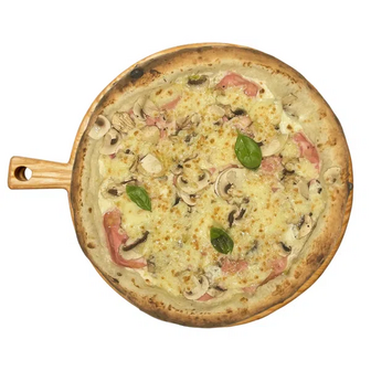 Піца з шинкою та грибами (450г)