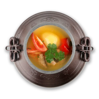 Шурпа з бараниною в казані (100г)