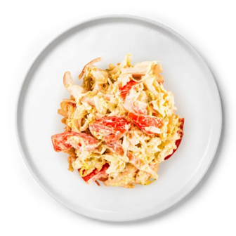 Салат із копченою грудкою та помідорами (170г)