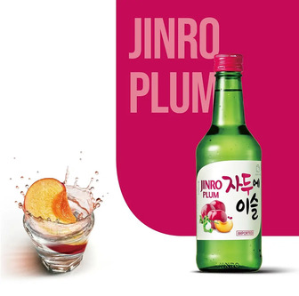 Упаковка соджу Jinro Plum Слива 13.0 %, 360 мл x 20 шт.