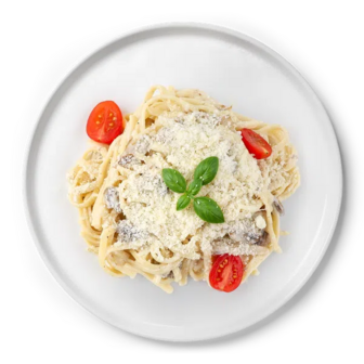 Тальятеле з грибами та трюфельним соусом (320г)