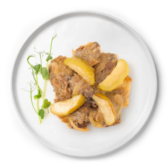 Качина печінка з яблуками (100г)