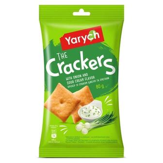 Крекер Yarych зі смаком сметани та цибулі 80г