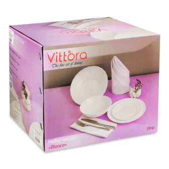Набір посуду Blanco 19предметів Vittora