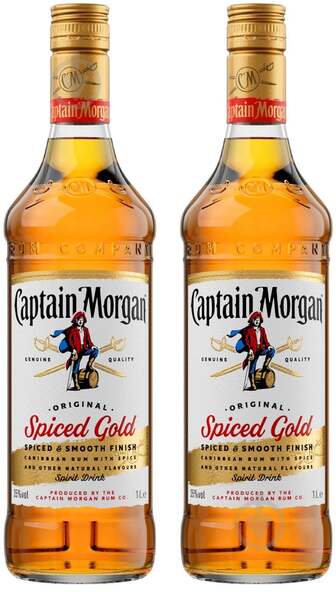 Напій ромовий Spiced Gold 2 шт 1 л