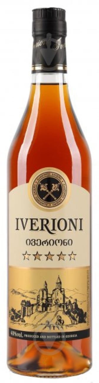 Напій алкогольний Iverioni 5* 40% (4860018004973) 0,5 л