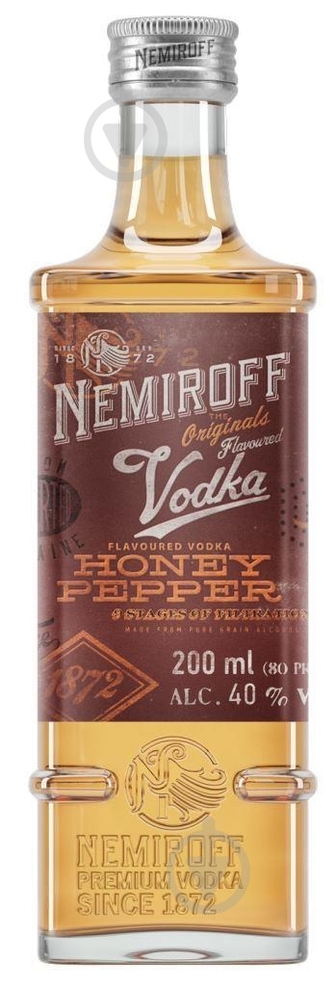 Настоянка Nemiroff Українська медова з перцем 0,2 л