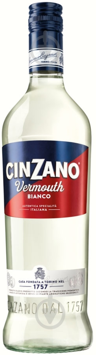 Вермут Cinzano Bianco напівсолодкий 15% 1 л
