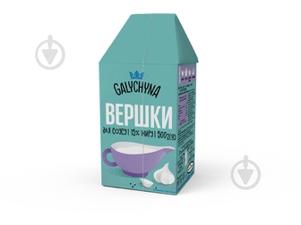 Вершки Галичина Для соусу 15% жиру 500 г