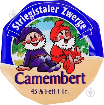 Сир Striegistaler Zwerge 45% м'який з пліснявою Camembert 125г