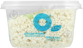 Сир кисломолочний органічний 5,0 % ТМ Organic Milk 4820178810647 300 г