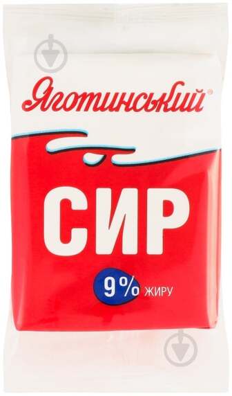 Сир кисломолочний Яготинське 9% м/у 180 г