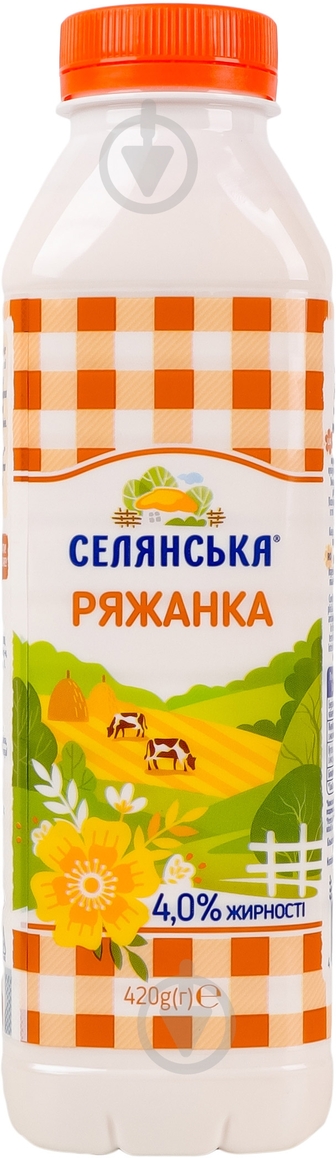 Ряжанка ТМ Селянська 4,0% 420г