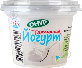 Йогурт Onur Турецький 3,8% 250 г