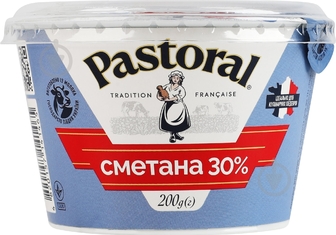 Сметана Pastoral 30% 200г