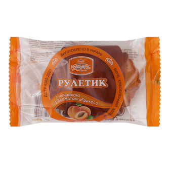 Рулетик абрикосовий Рум'янець 100г