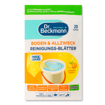 Серветки д/прибирання Magic Leaves Літній лимон розчинні 20шт Dr.Beckmann