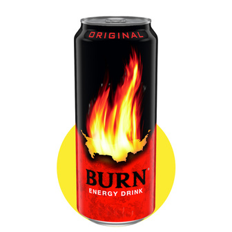 Напій енергетичний б/а "Burn" 0,5л з/б