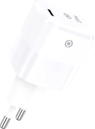 Мережевий зарядний пристрій Piko TC-PD251 25W GaN USB-C PD White (1283126623585)