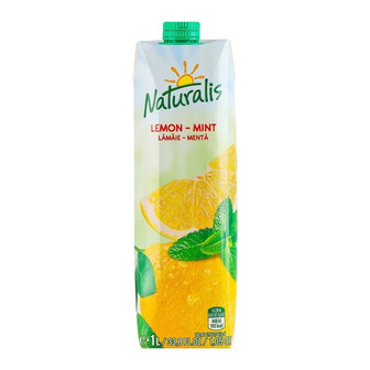 Напій соковий Naturalis Лимон-м'ята пастеризований 1 л (4840022009577)