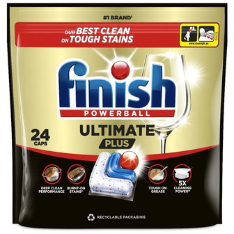Капсули для посудомийних машин Finish Ultimate Plus 24 шт (5908252020881)