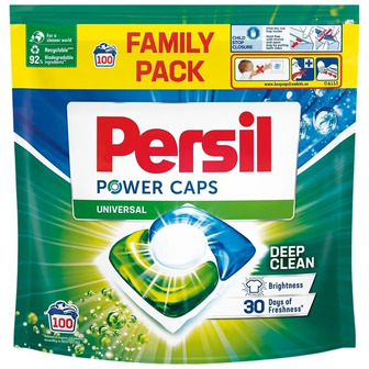 Капсули для прання Persil Power Caps Universal Deep Clean 100 циклів прання (9000101859287)