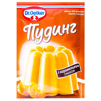 Пудинг Dr. Oetker зі смаком карамелі, 40 г