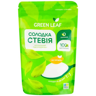 Стевія Green Leaf солодка з натуральним підсолоджувачем 250 г (4820236270697)