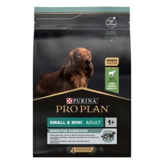 Корм ProPlan Small&Mini Sensitive Digestion з ягням сухий для собак малих порід з чутливим травленням 3кг