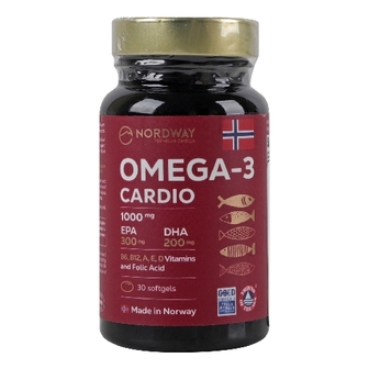 НОРДВЕЙ Cardio OMEGA-3 1000мг капс. №30
