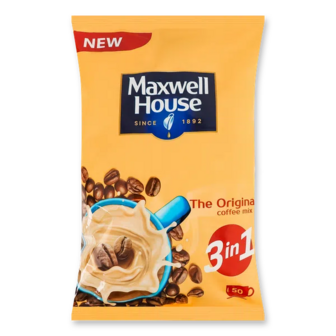 Напій кавовий Maxwell House Original 3в1 (50*18г)