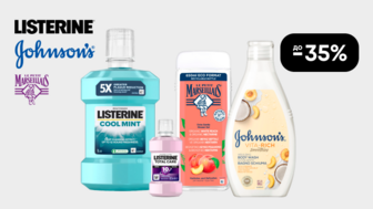 До -35% на засоби для догляду за собою Le Petit Marseillais, Listerine, Johnson’s