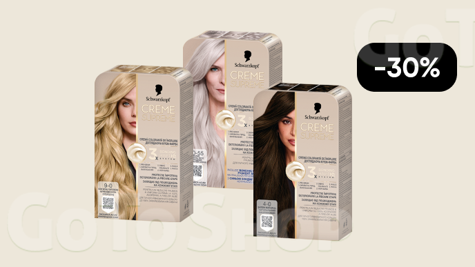 -30% на всі фарби для волосся Creme Supreme