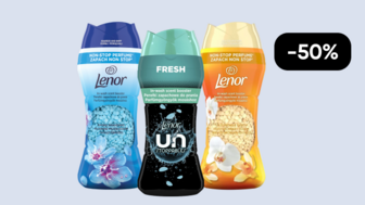 -50% на парфумовані кондиціонери для білизни в гранулах Lenor, 195 г